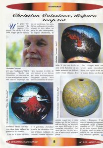 Lire la suite à propos de l’article Hommage à Christian Coissieux dans la presse