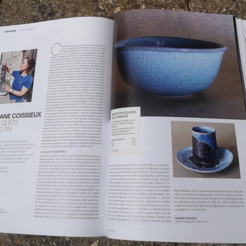 Revue de la Céramique et du Verre: « le Bleu: une quête sans fin »